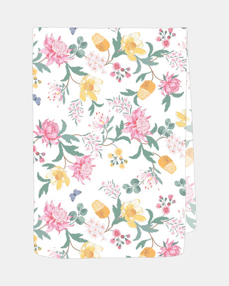 Toshi Muslin Wrap Waratah Dawn