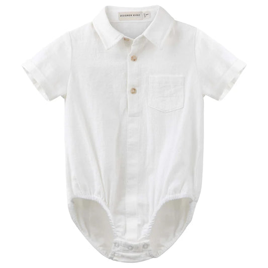 Designer Kidz Archie Button Romper