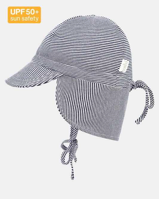 Toshi Flap Cap Periwinkle