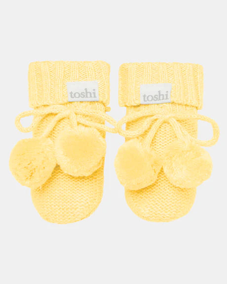 Toshi Organic Booties Marley Banana