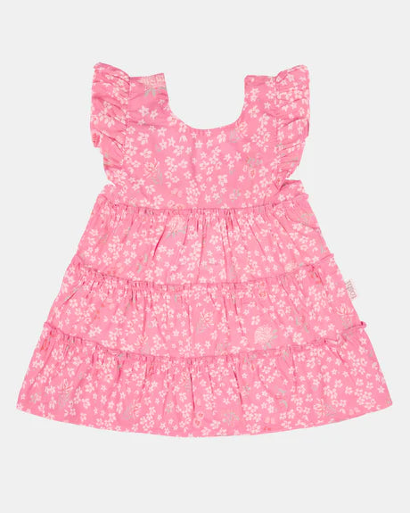 Toshi Baby Dress Matilda Acacia Scarlet