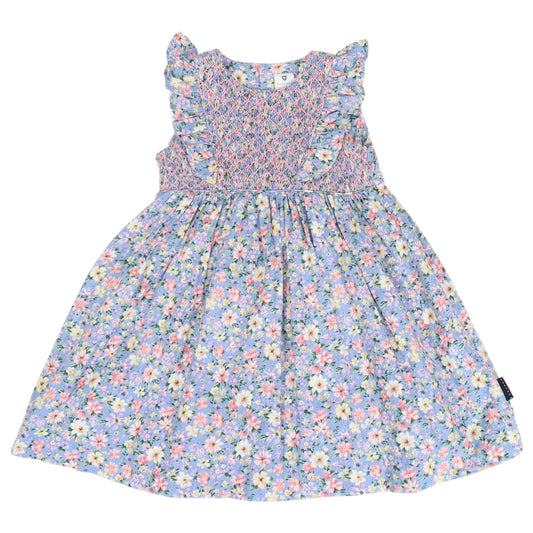 Korango Smocked Floral Dress