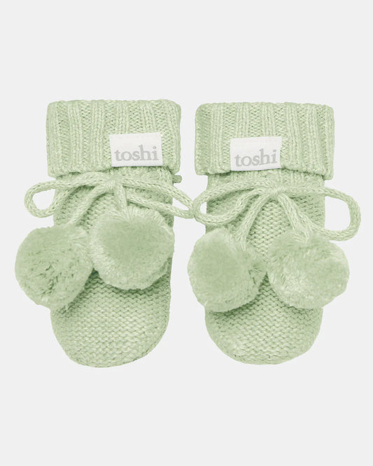 Toshi Organic Booties Marley Matcha