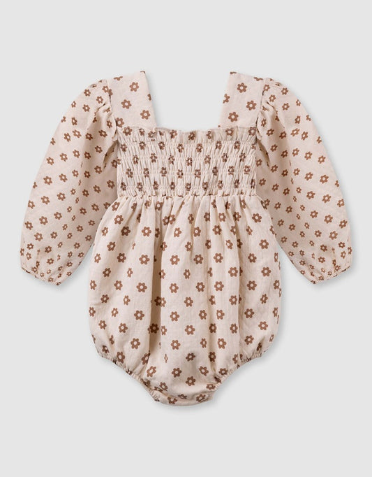 Designer Kidz Everly Puff Sleeve Romper