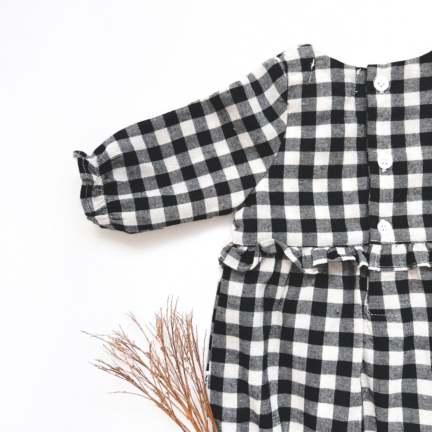 Love Henry Nora Playsuit Black Check