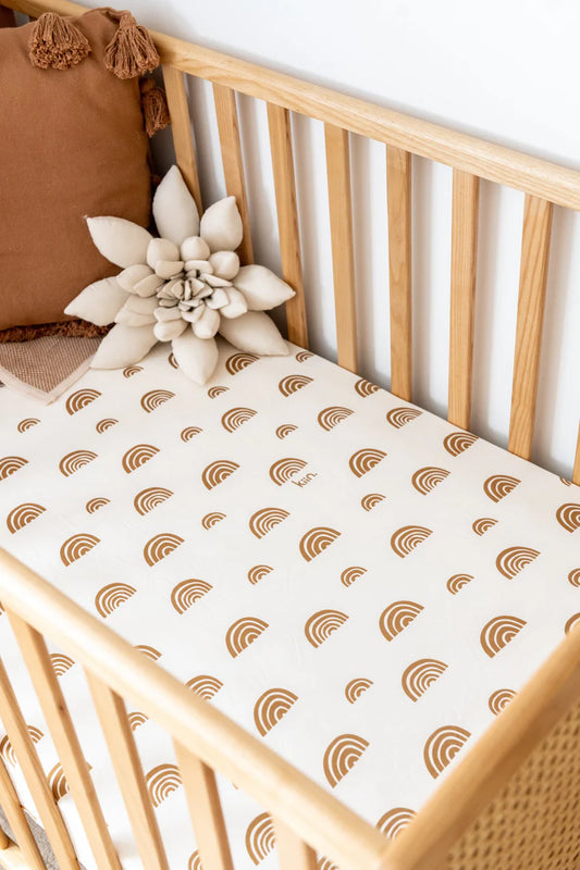 Kiin Organic Cot Sheet Rainbow