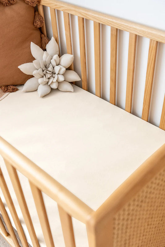 Kiin Fitted Cot Sheet Ivory