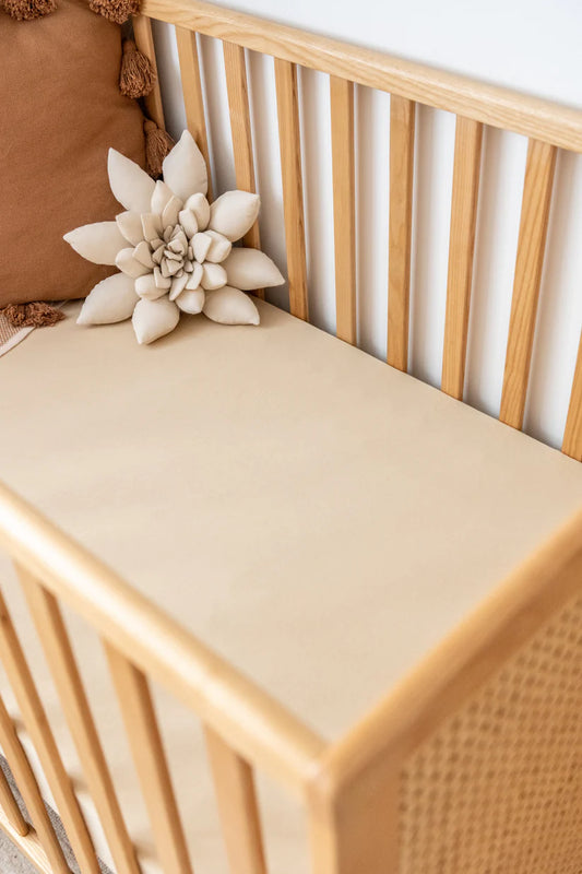 Kiin Fitted Cot Sheet Oat