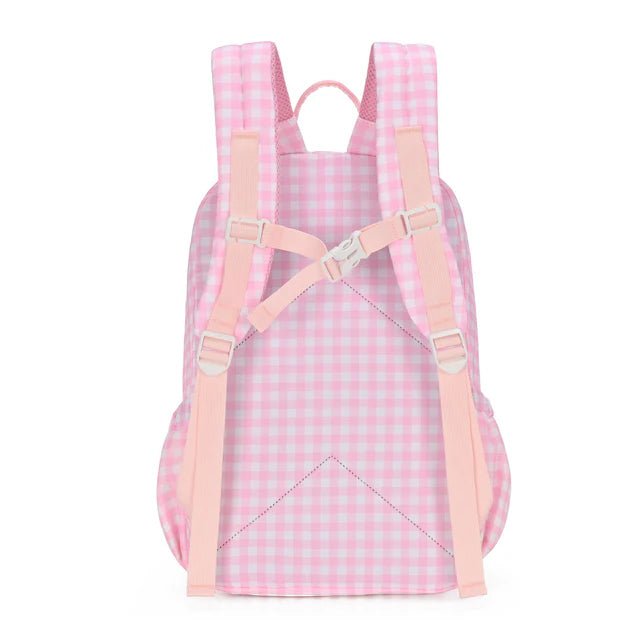 Kinnder Pink Gingham Junior Backpack