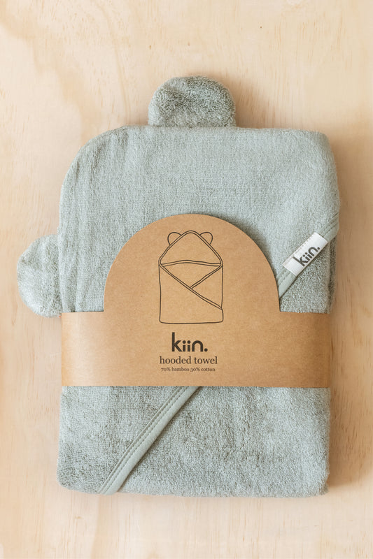 Kiin Hooded Towel Sage